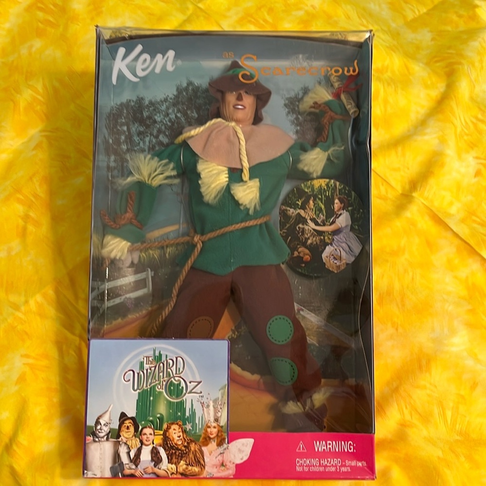 Mattel Ken as Scarecrow from the classic movie “The Wizard of Oz”.  NIOB.